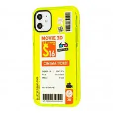 Чехол для iPhone 11 Acid Yellow cinema ticket