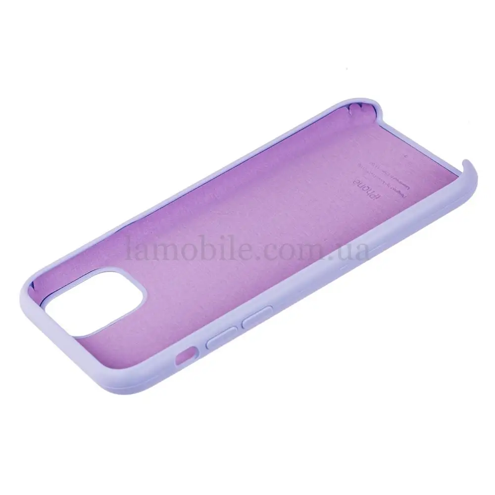 Чохол Silicone для iPhone 11 Pro case бузковий