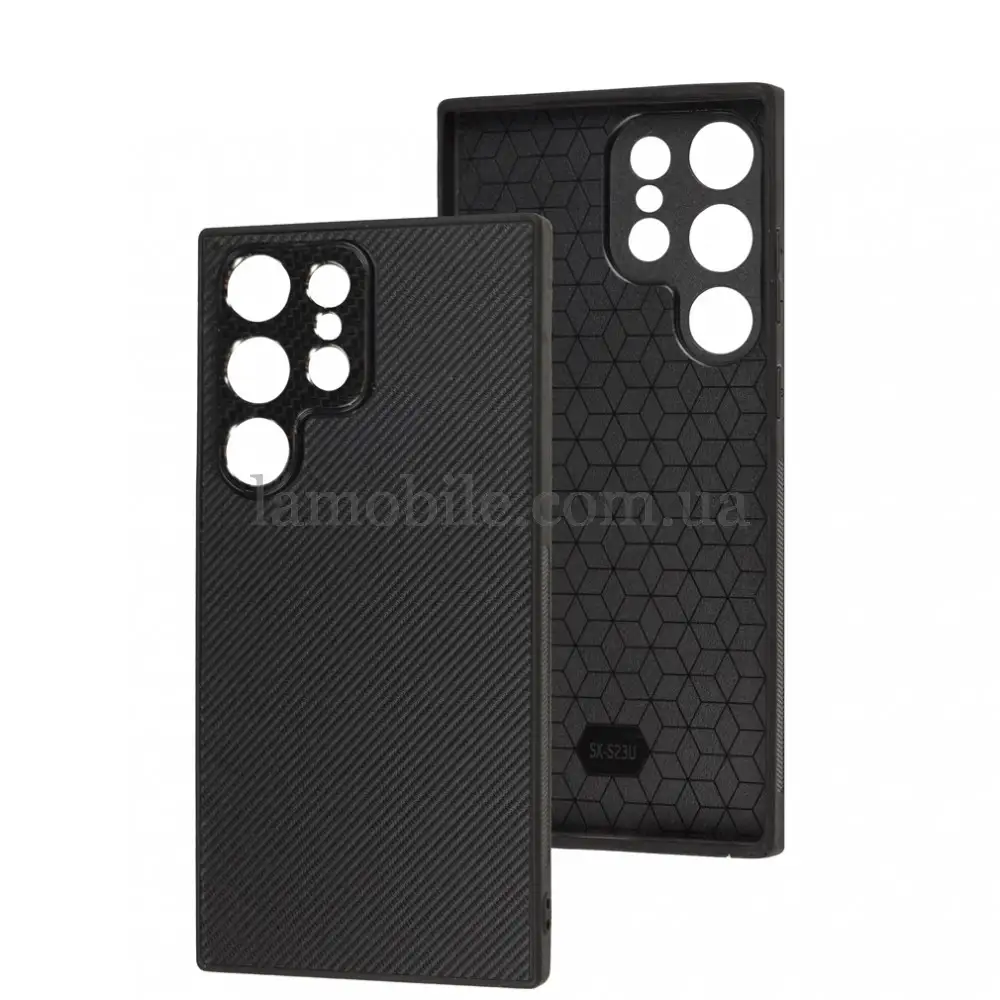 Чехол для Samsung Galaxy S23 Ultra (S918) Graphite carbon black