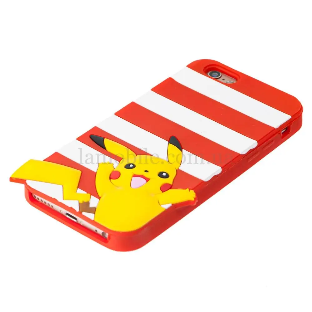 3D чохол Pokemon для iPhone 6 червоний