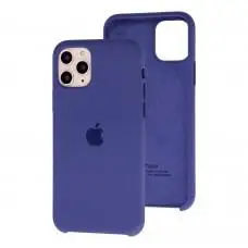 Чехол Silicone для iPhone 11 Pro Premium case аляскинский синий