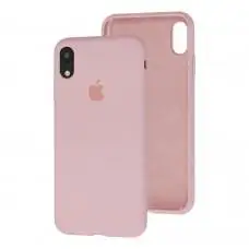 Чохол для iPhone Xr Silicone Full рожевий / pink sand
