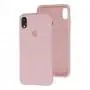 Чохол для iPhone Xr Silicone Full рожевий / pink sand