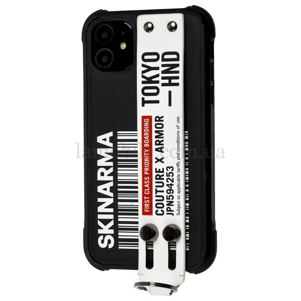 Чехол для iPhone 11 SkinArma case Bando series черно-белый