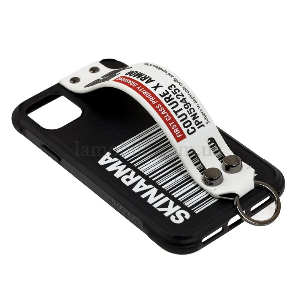 Чехол для iPhone 11 SkinArma case Bando series черно-белый