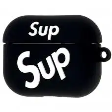 Чохол для AirPods Pro Young Style "Supreme" чорний