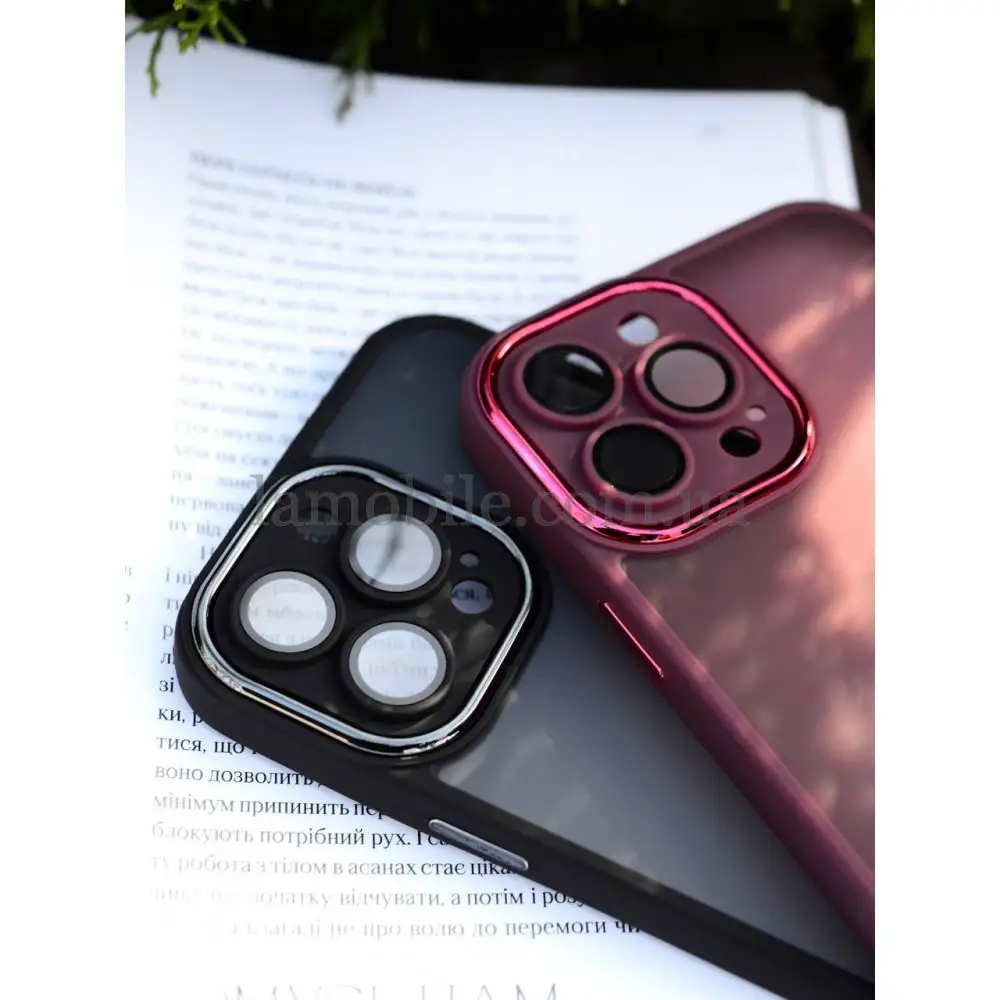Чохол для Xiaomi Redmi Note 8 Pro Luxury Metal Lens марсала