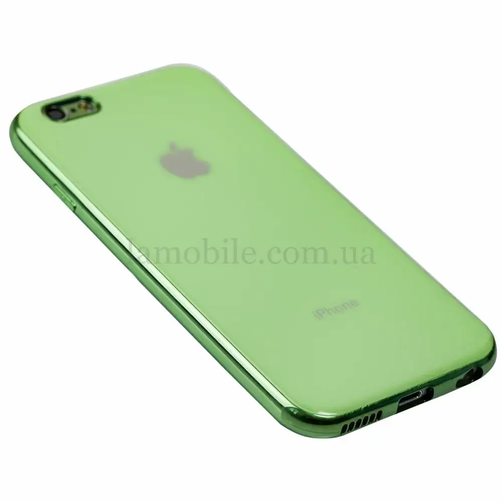 Чехол для iPhone 6 / 6s Silicone case (TPU) мятный
