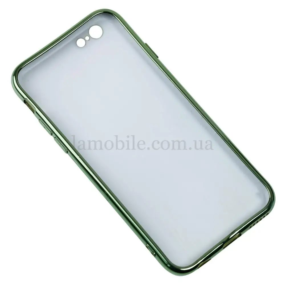Чехол для iPhone 6 / 6s Silicone case (TPU) мятный