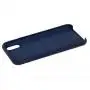 Чохол silicone case для iPhone X / Xs темно синій