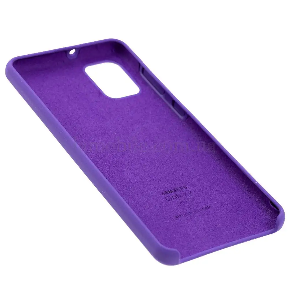Чехол Silicone для Samsung Galaxy A31 (A315) Premium фиолетовый