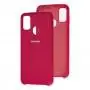 Чохол Samsung Galaxy M21 / M30s Silky Soft Touch вишневий