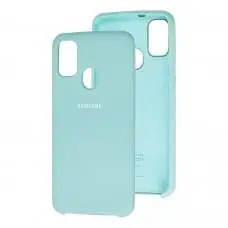 Чехол для Samsung Galaxy M21 / M30s Silky Soft Touch светло-бирюзовый