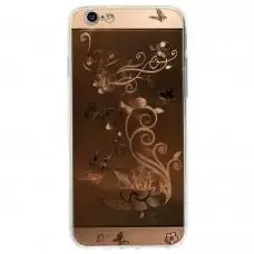 Чехол для iPhone 6 имитация метала узор
