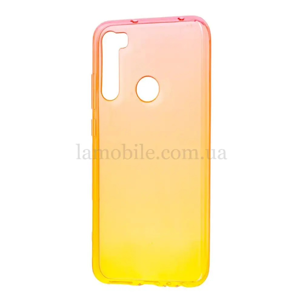 Чохол для Xiaomi Redmi Note 8 Gradient Design червоно-жовтий