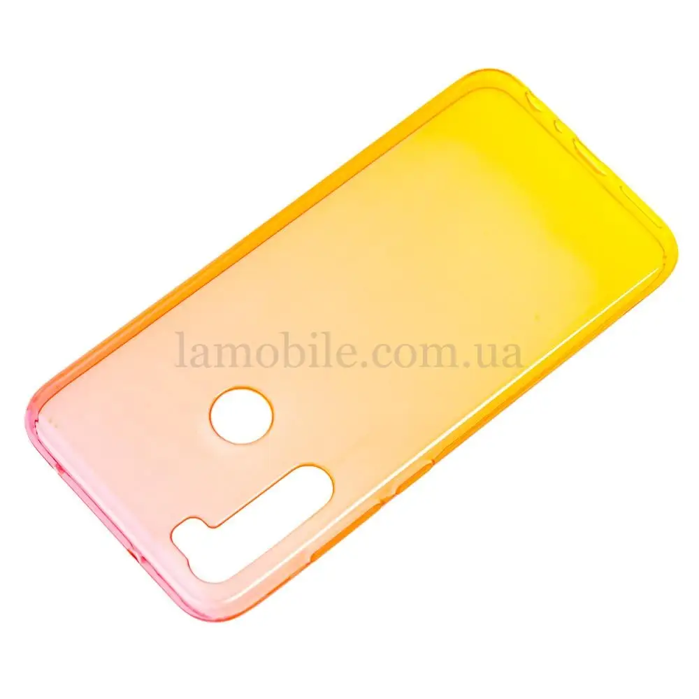 Чохол для Xiaomi Redmi Note 8 Gradient Design червоно-жовтий