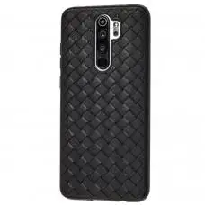 Чехол для Xiaomi Redmi Note 8 Pro Weaving черный
