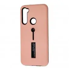 Чехол для Xiaomi Redmi Note 8 Kickstand персиковый
