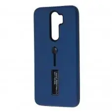 Чехол для Xiaomi Redmi Note 8 Pro Kickstand темно-синий