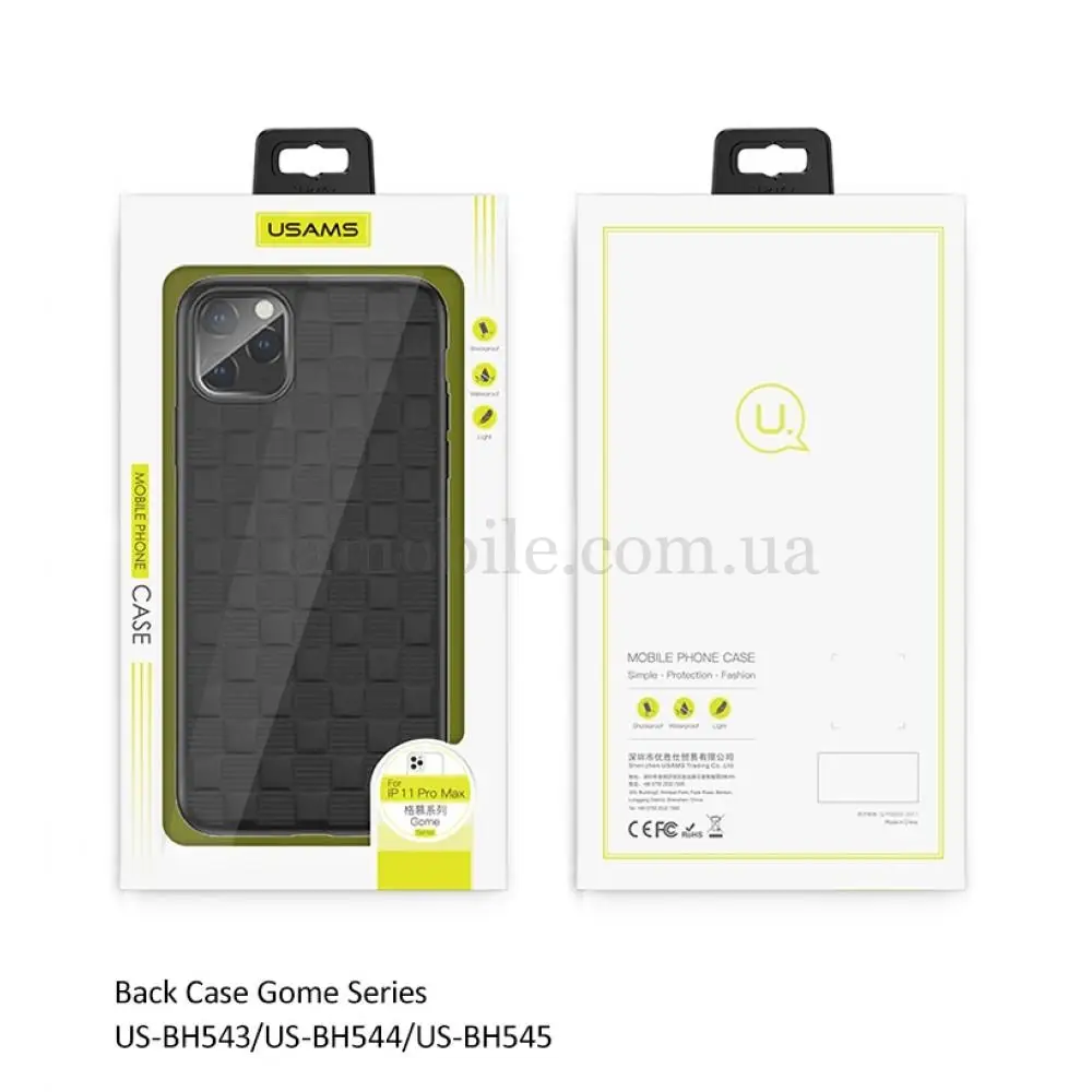 Чохол Usams для iPhone 11 Pro Max Gome синій