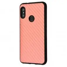 Чехол для Xiaomi Redmi 6 Pro / Mi A2 Lite hard carbon розовый