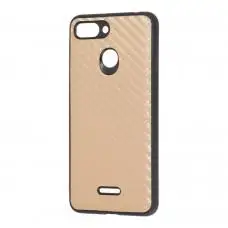 Чехол для Xiaomi Redmi 6 hard carbon золотистый