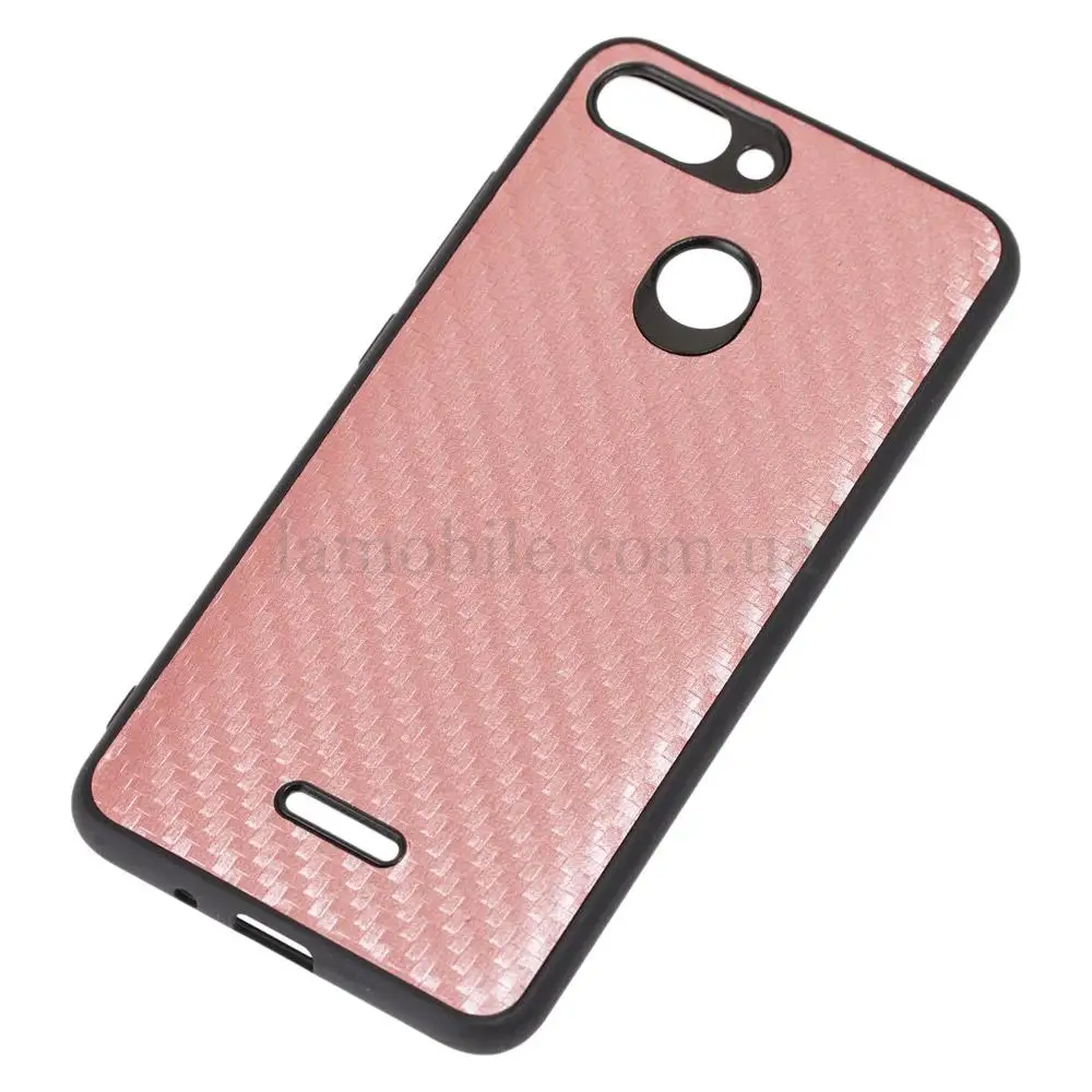 Чохол для Xiaomi Redmi 6 hard carbon рожевий