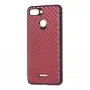 Чехол для Xiaomi Redmi 6 hard carbon бордовый