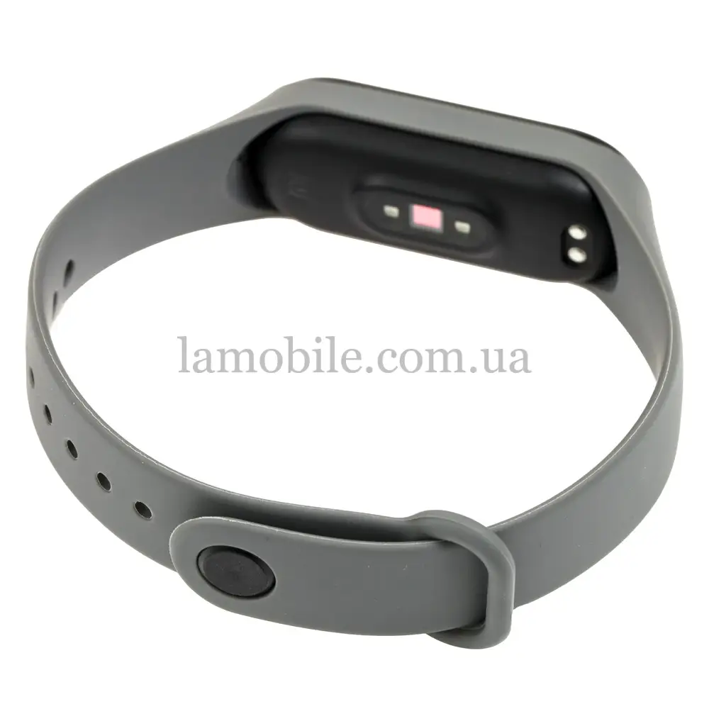 Ремешок для Xiaomi Mi Band 3 / 4 original design темно-серый