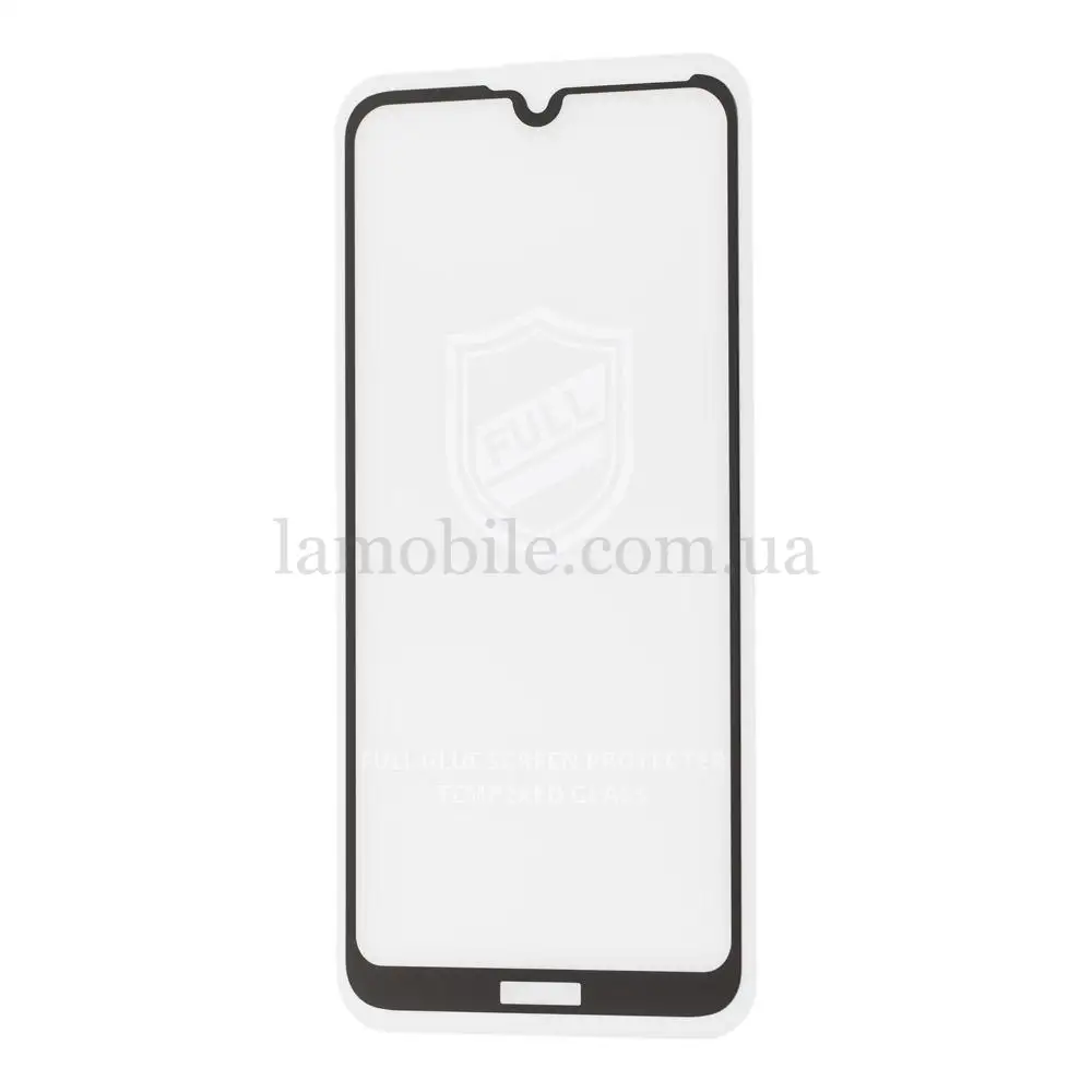 Захисне скло Huawei Y7 2019 Full Glue Люкс чорне