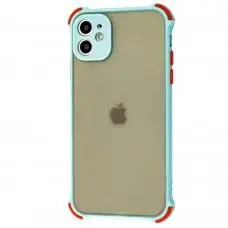 Чехол для iPhone 11 LikGus Totu corner protection бирюзовый