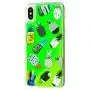 Чохол для iPhone Xs Max "Neon пісок" ананас