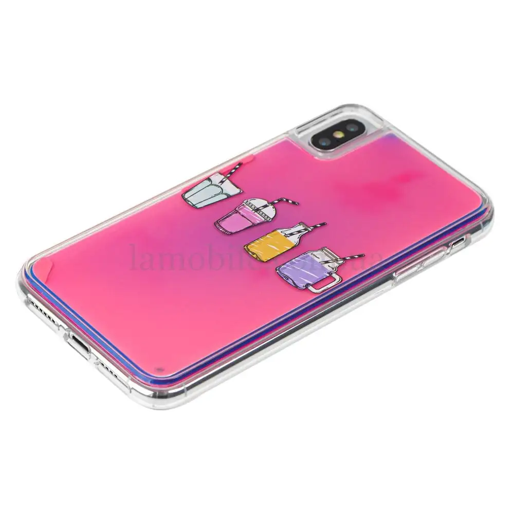 Чохол для iPhone Xs Max "Neon пісок" напої