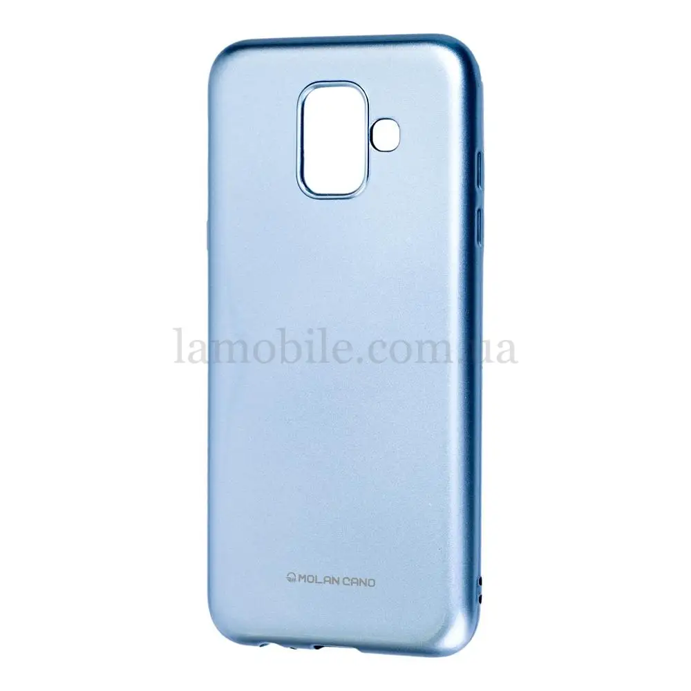 Чохол для Samsung Galaxy A6 2018 (A600) Molan Cano Jelly глянець блакитний