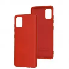 Чехол для Samsung Galaxy A51 (A515) Wave colorful red