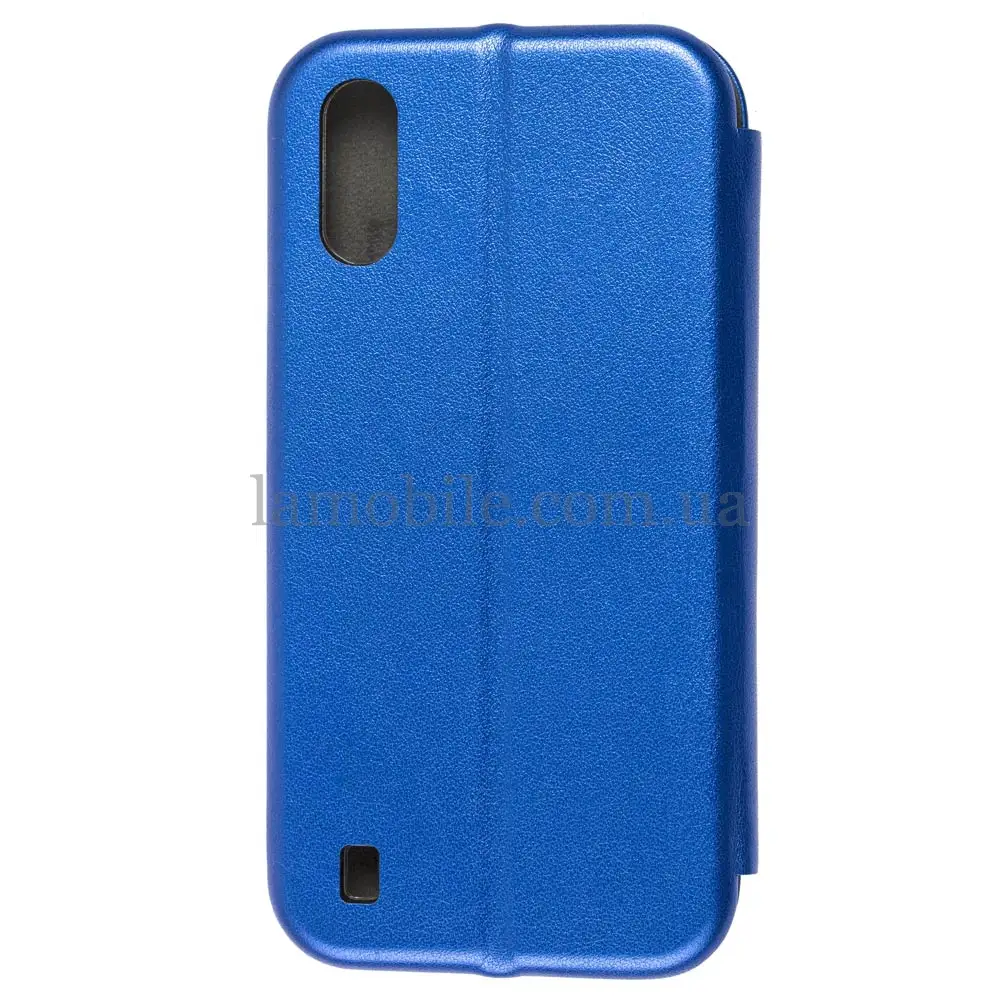 Чехол книжка Premium для Samsung Galaxy A01 (A015) синий