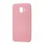 Чохол для Samsung Galaxy J4 2018 (J400) Silicone світло-рожевий