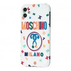 Чехол для iPhone 11 VIP Print moschino белый