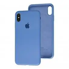 Чехол для iPhone X / Xs Slim Full azure