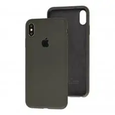 Чехол для iPhone X / Xs Slim Full dark olive