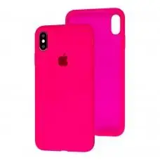 Чехол для iPhone X / Xs Slim Full shiny pink 
