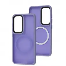 Чехол для Samsung Galaxy S23 (S911) WAVE Matte Insane MagSafe light purple