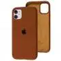 Чохол для iPhone 11 Silicone Full brown