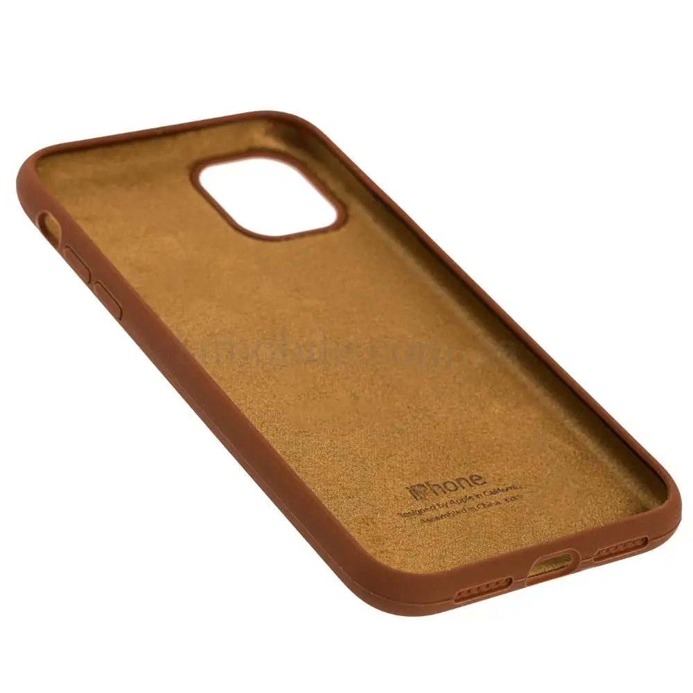 Чохол для iPhone 11 Silicone Full brown