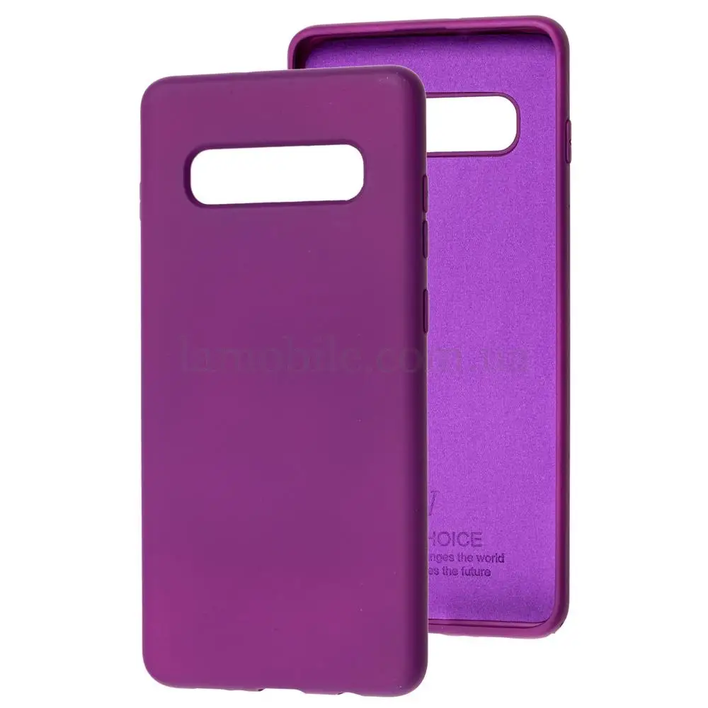 Чехол для Samsung Galaxy S10+ (G975) Full without logo grape