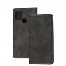 Чехол книжка для Samsung Galaxy A21s (A217) Black magnet черный