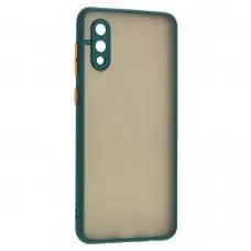 Чохол для Samsung Galaxy A02 (A022) LikGus Totu camera protect оливковий