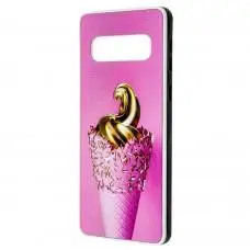 Чехол для Samsung Galaxy S10+ (G975) Fashion mix мороженое