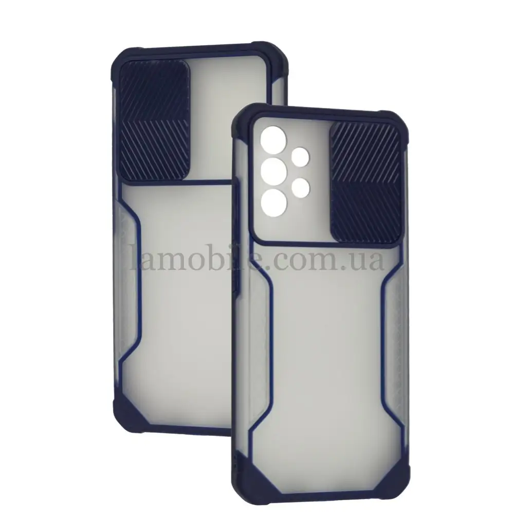 Чехол для Samsung Galaxy A32 (A325) Camshield matte ease синий