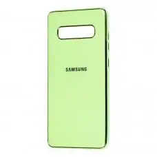 Чехол для Samsung Galaxy S10 (G973) Silicone case (TPU) мятный